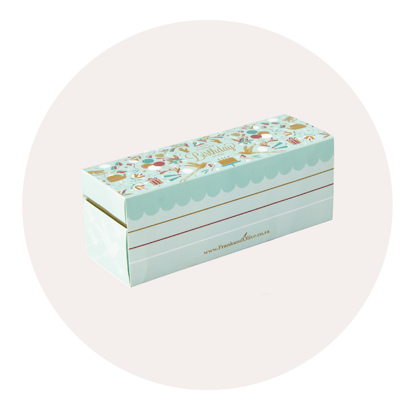 Birthday Mint Sleeve Treat Box