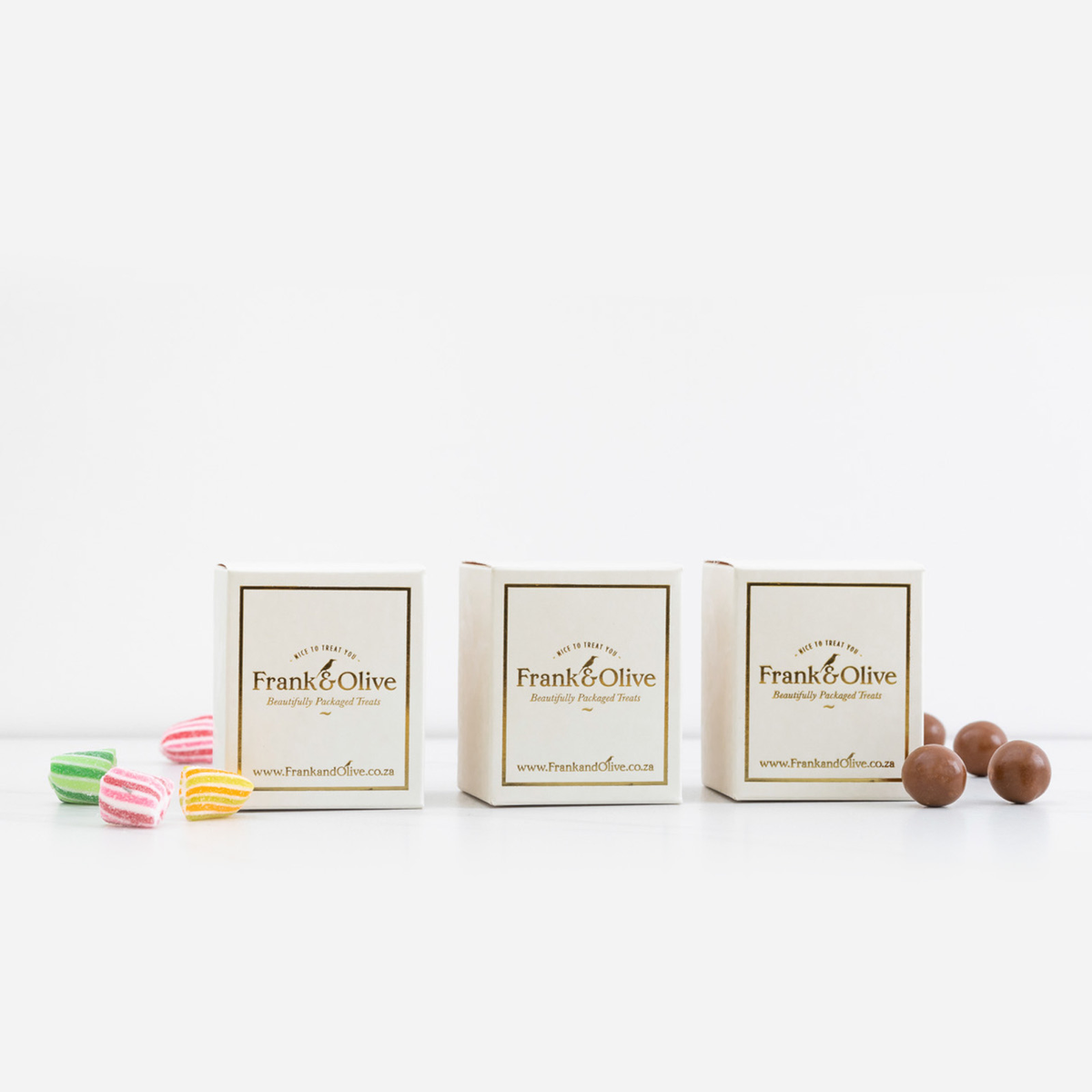 Mini Boxes Frank & Olive Beautifully Packaged Treats