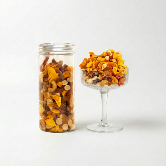 Golden Chocolate Snack Jar