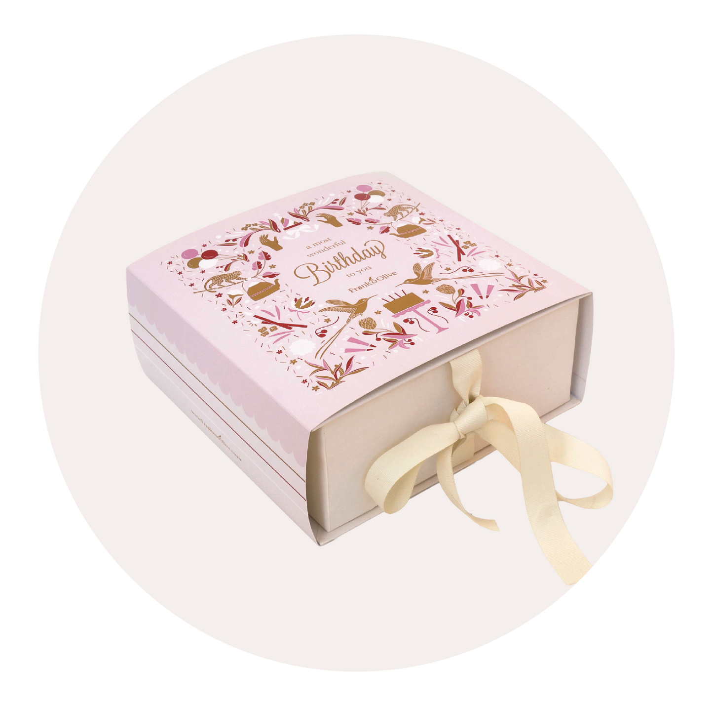 Birthday Pink Sleeve Luxury Box