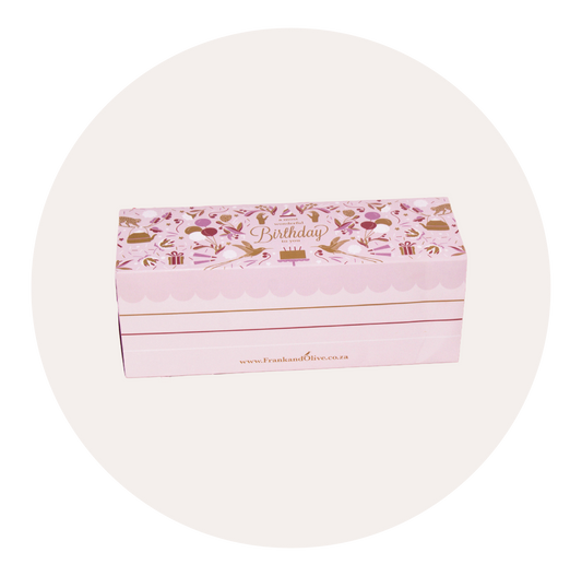 Birthday Pink Sleeve Treat Box