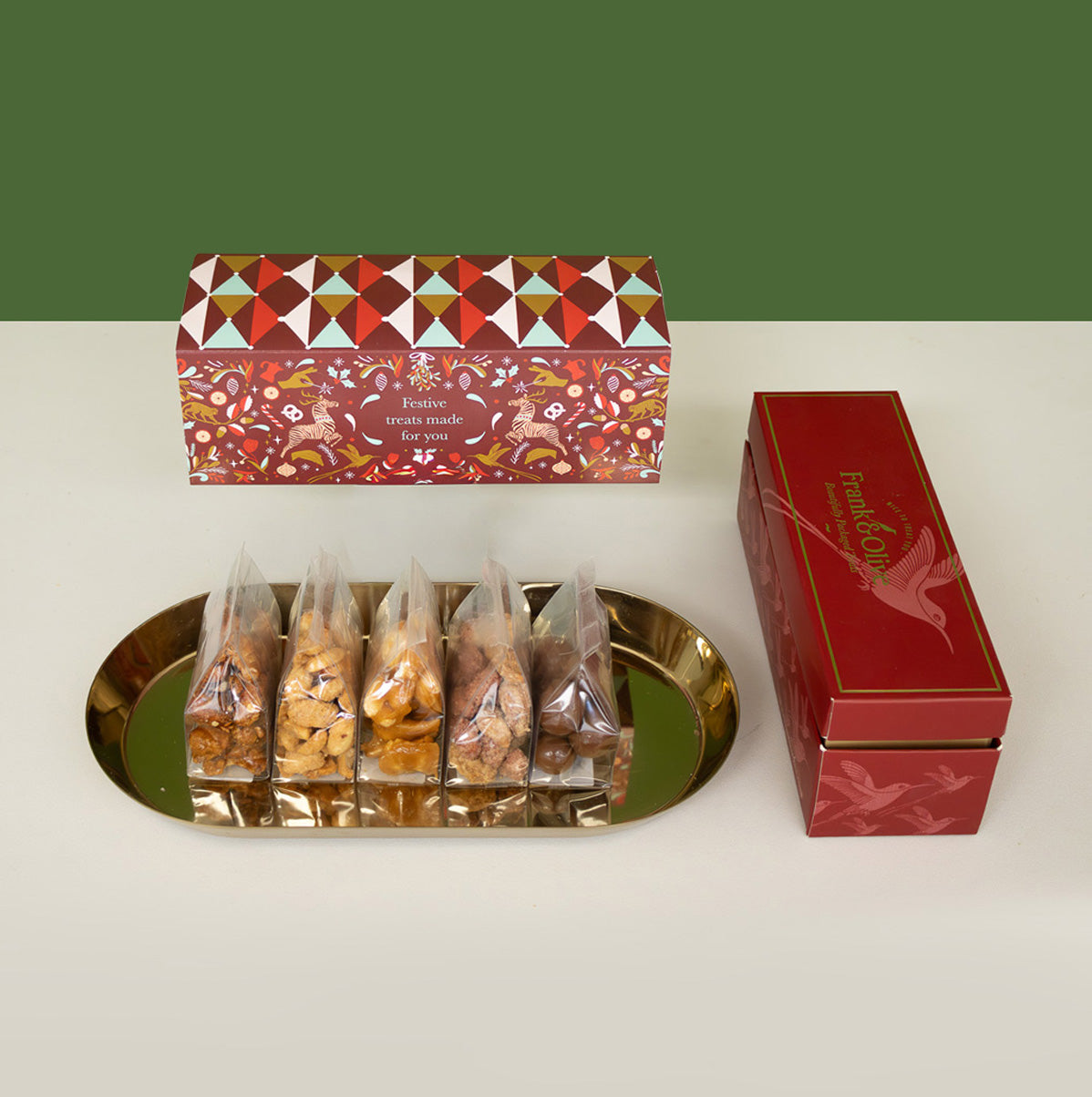 NUTS & BRITTLES: Treat Box with Sleeve